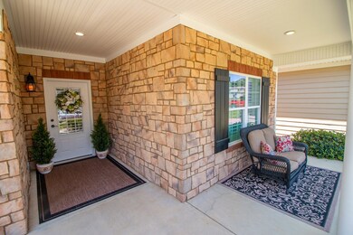 Comfortable Covered Front Porch!