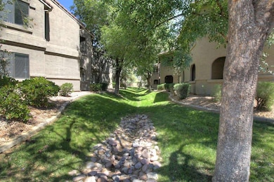 Lush Greenbelt below patio.