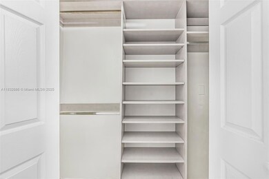 closet in bathroom