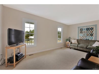 Another view of the large living room!