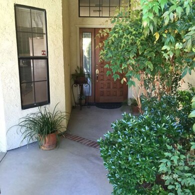 Covered entryway...