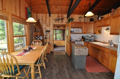 View from the living area of the Kitchen, Dining, 
