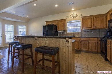 Large kitchen w/ so much counter space for family