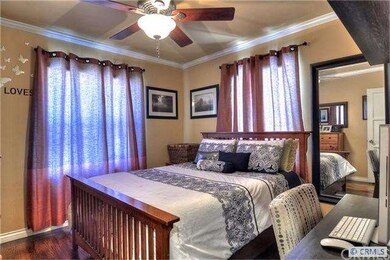 Bedroom 2 is being used as the master bedroom. Cei