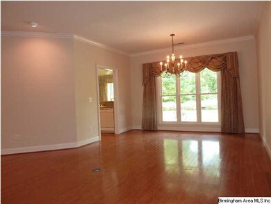 Dining room seen from the front corner of the livi