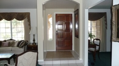 View on inside entry