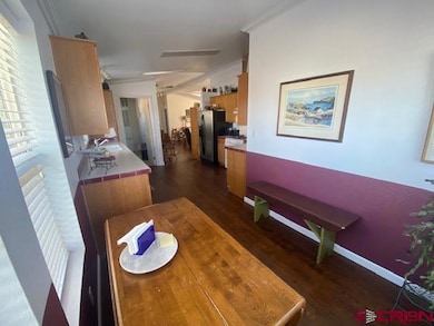 Dining area off kitchen