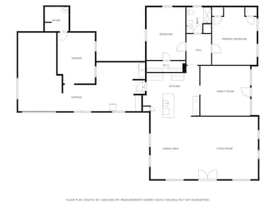 Professionally drawn floor plan shows off the spac