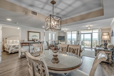 Dining room featuring hardwood / wood-style floori