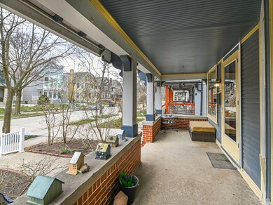 Expansive front porch.