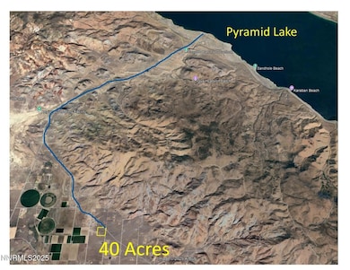 to Pyramid lake