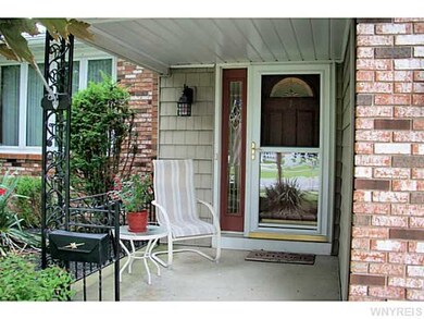 Exterior Front cozy covered front porch