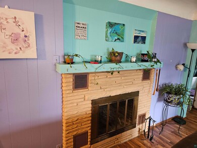 Interior details with hardwood / wood-style floori