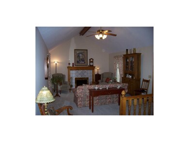 Vaulted Ceilings & Wood Burning FP
