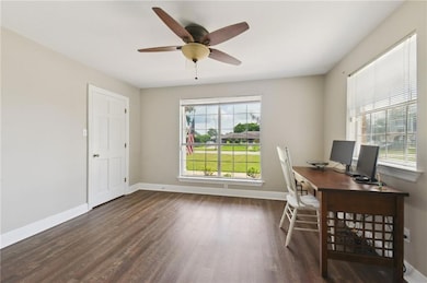 Downstairs bedroom with access to full bathroom