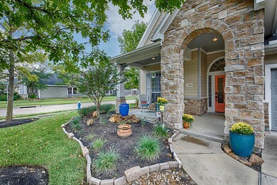 Generous Covered Front porch