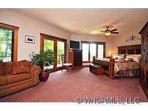 Master suite with deck