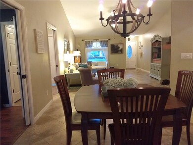 The great room/dining room combo are the center pi