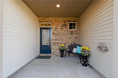 Large, covered front porch to enjoy your morning c