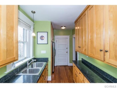 Renovated Kitchen with custom cabinets, granite co