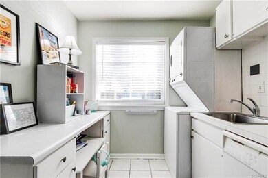 Kitchen with desk/prep counter