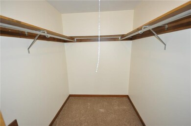 Huge walk-in closet in the master.