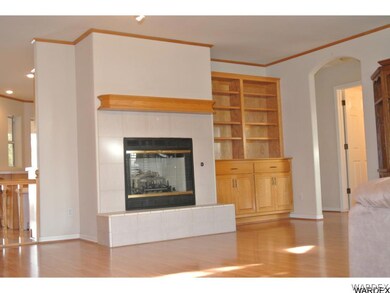 Oak Mantle with shelving