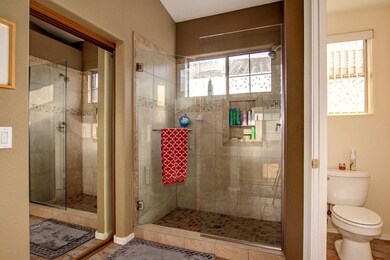Step in tiled shower