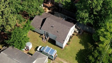 View from above of property