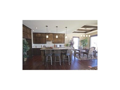 Eat-in Kitchen with Custom Cabinets, Granite Tops,