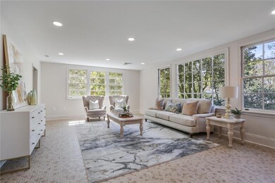 Spacious and bright family room!