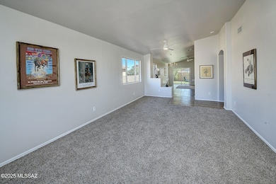 VIEW OF LIVING ROOM FROM ENTRY