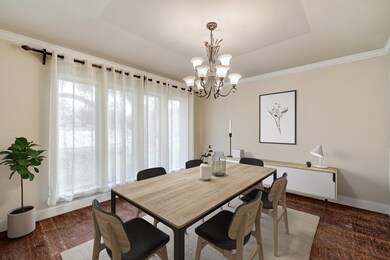 Virtually staged to illustrate potential
