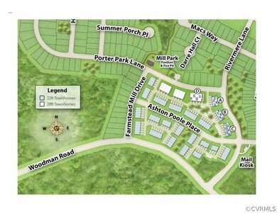 River Mill Townhome map.