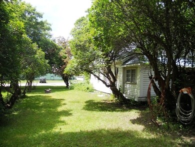 Note the mixture of trees and lawn