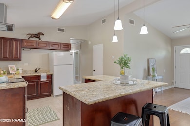 open concept living / kitchen