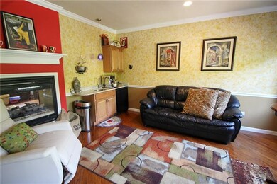Living Room or office.  French door entry from foy