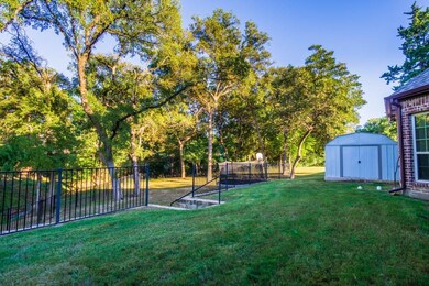 Expansive tiered backyard