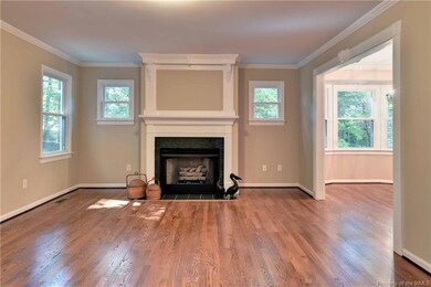 All new wood flooring with gas fireplace