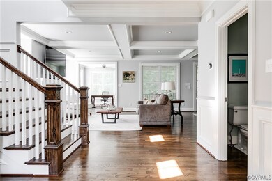 view from entering the front door