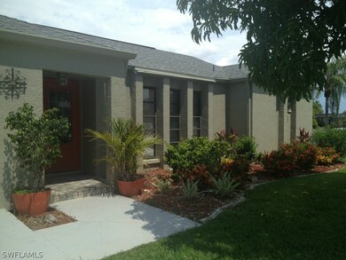Landscaped front of home