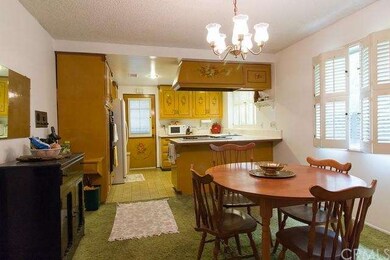 Eating area off of the kitchen.