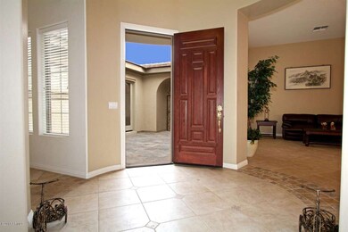 Entryway and courtyard