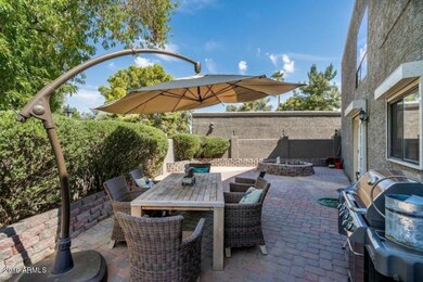 Spacious private patio