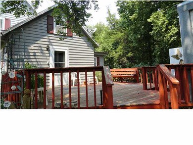 Deck off kitchen