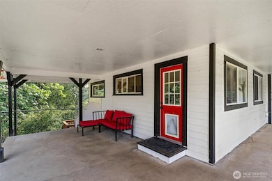 Entrance into living room.