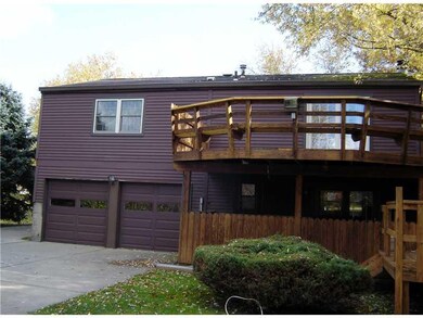 Exterior Back. Rear has an expansive deck for ente