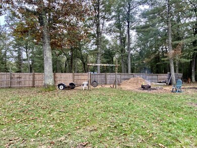 Yard - partially fenced