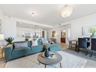 A large one bedroom with an open floor plan