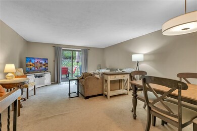 SPACIOUS LIVING AND DINING AREA